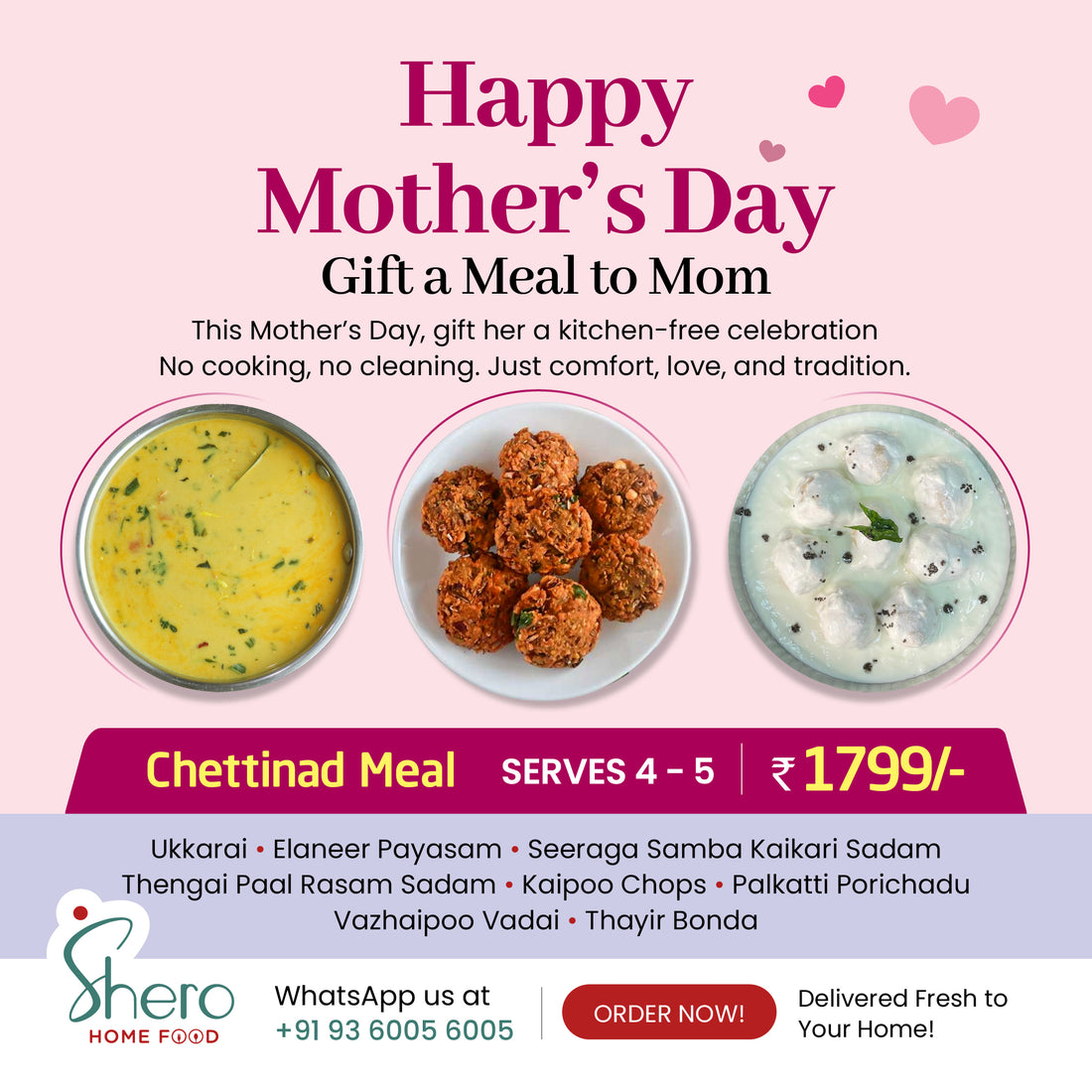 Mother's Day Chettinad Meal